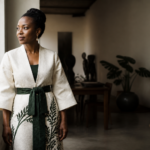 Entrepreneure à Kinshasa réfléchissant à sa stratégie de croissance après un programme d'accélération pour femmes.